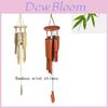Garden Bamboo Wind Chime With Hand Painted Finish For Outdoor Patio Decor