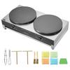16-Inch Electric Crepe Maker Commercial Crepe Machine 6000W Double Head