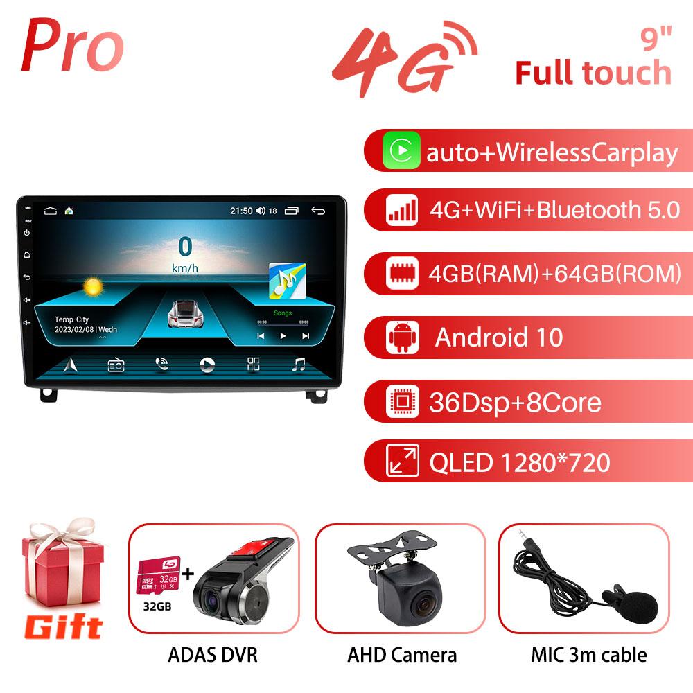 2 Din Android Radio 4G LTE Auto Car Radio Video Multimedia Player For Peugeot 407 2004 - 2011 Navigation GPS Autoradio