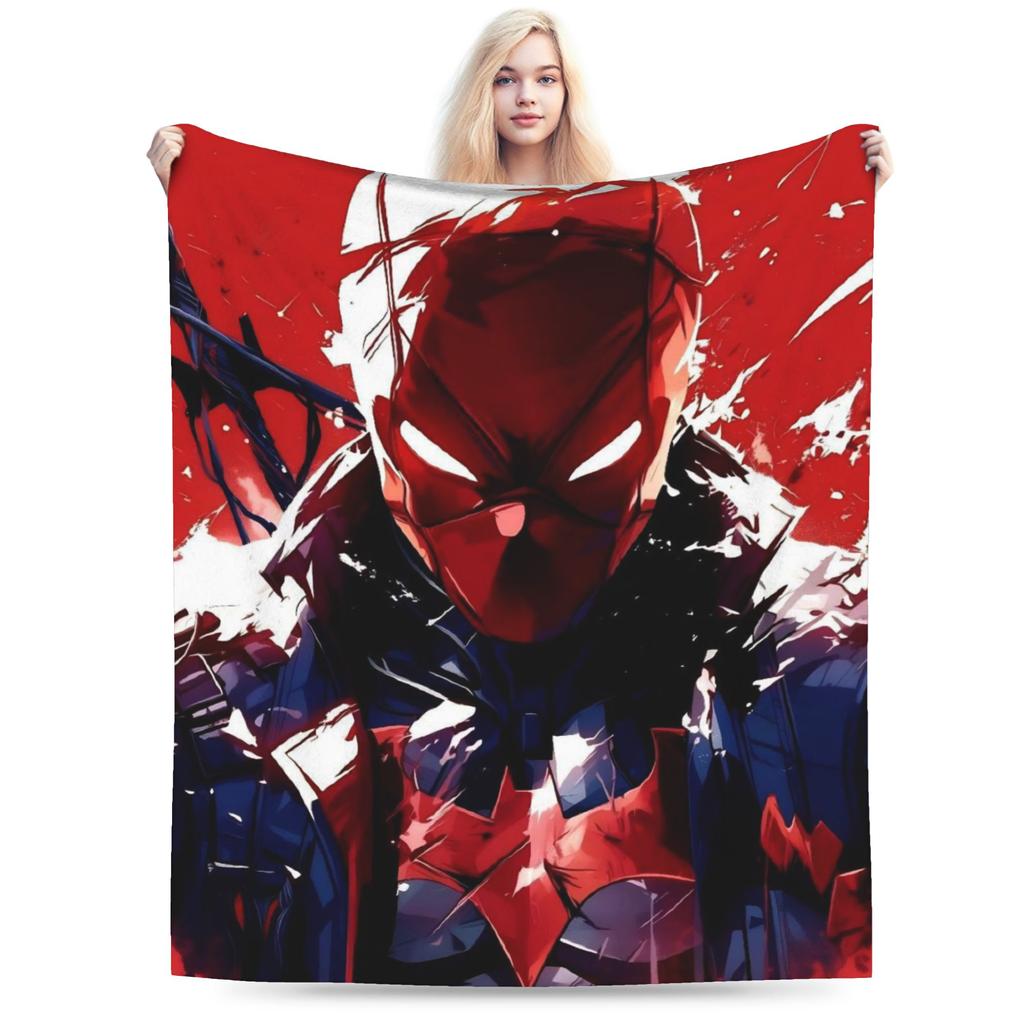 Jason Todd Coral Fleece Plush Throw Blanket Comics Superhero Blanket for Bed Office Lightweight Thin Plush Thin Quilt