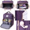 Schoolbag Out Portable Folding Crib USB Portable Double Shoulder Mommy Bag Large Capacity Lightweight Can Store Maternal and Infant Bag