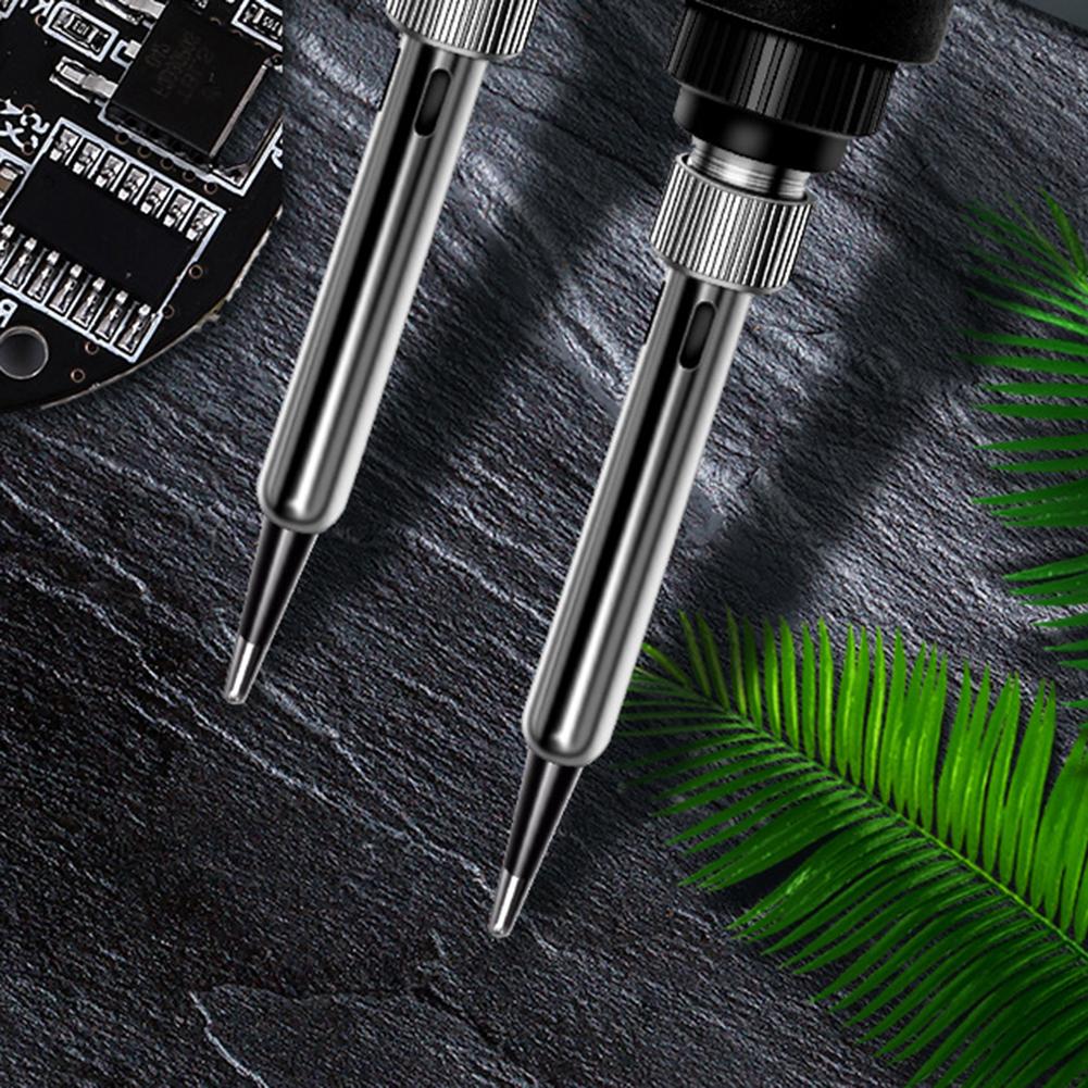 Adjustable Temperature Solder Iron Ergonomic Handle Design