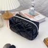 High- Travel Makeup Bag for Women, Large Capacity, Hand-Held, High-End Cosmetic Organizer