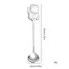 Cute Cats Shape Stirring Spoon Small Mixing Teaspoon Dessert Spoon Stainless Steel Tableware Easy To Clean