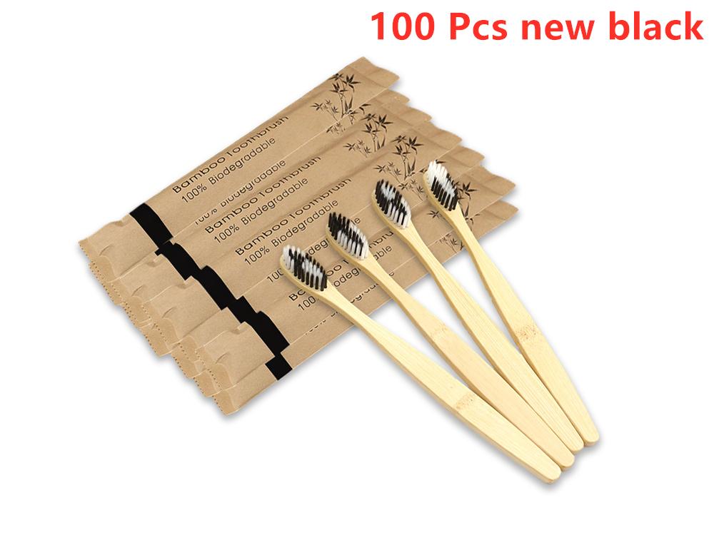 New Style Portable Bamboo Toothbrushes Eco Friendly Wooden Tooth Brush for Adults Children Customized Laser Engraving Logo