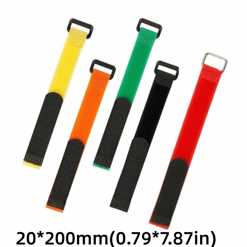 30 Pcs With Plastic Buckle Hook and Loop Strap Adjustable Goal Net Support Straps  Soccer Training