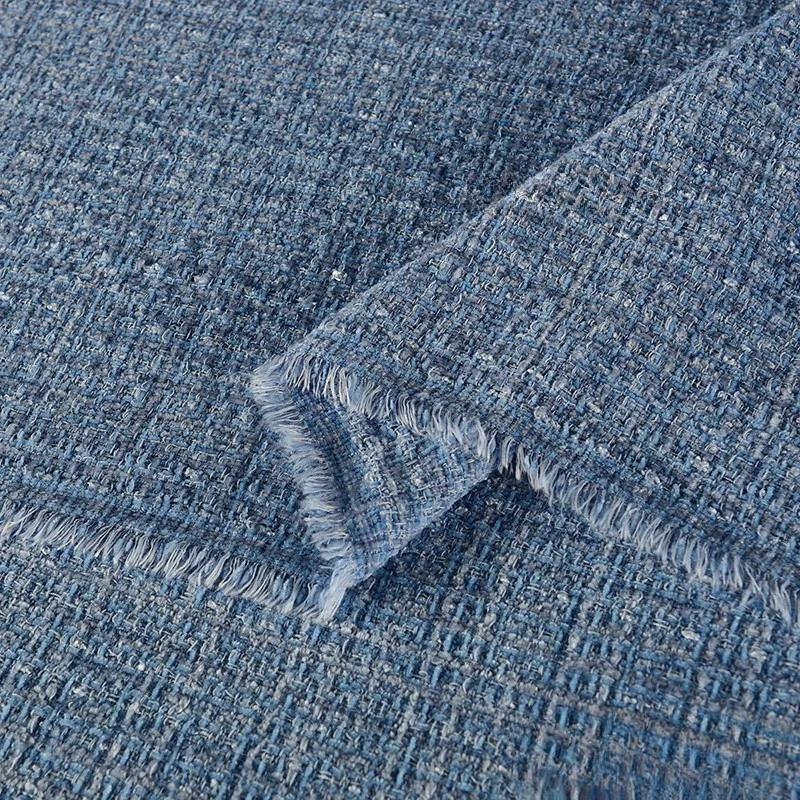 100x150cmLuxury Korean Style Tweed Fabric Dress for Coats Clothing Sewing Plain Soft Skin-friendly Cloth Needlework Drape