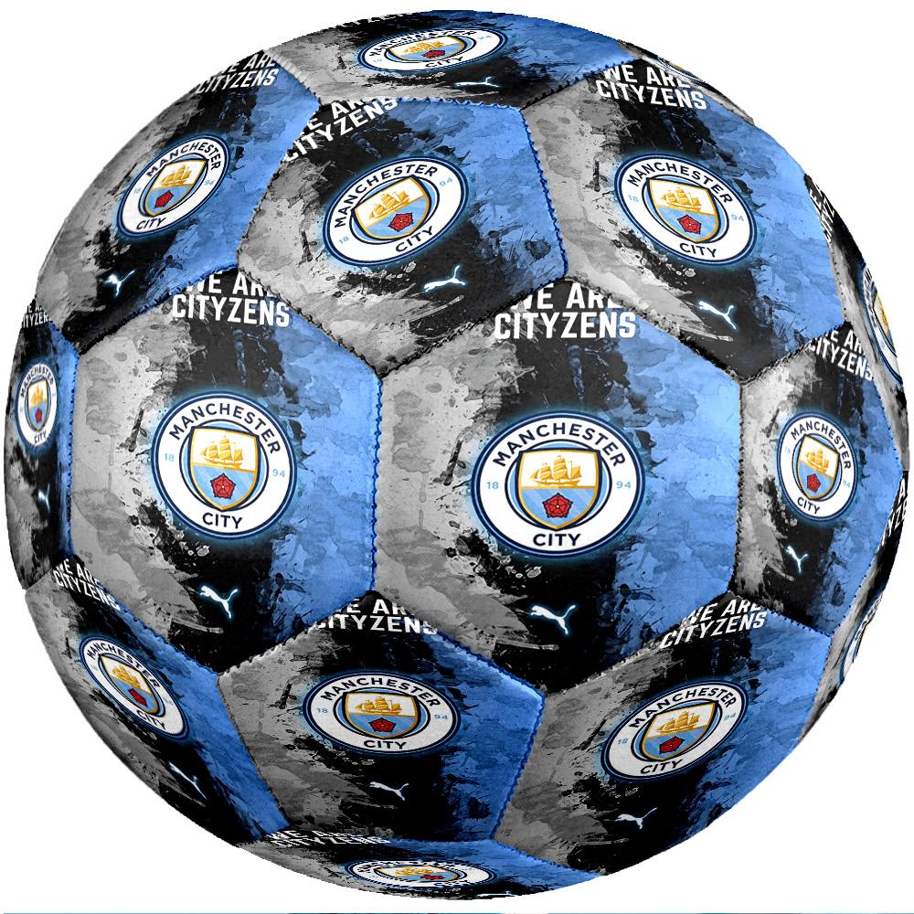 Ballon de Football de Match Taille 5 Thème Manchester City Professionnel Extérieur Football Doux Toucher Ballon d'Entraînement