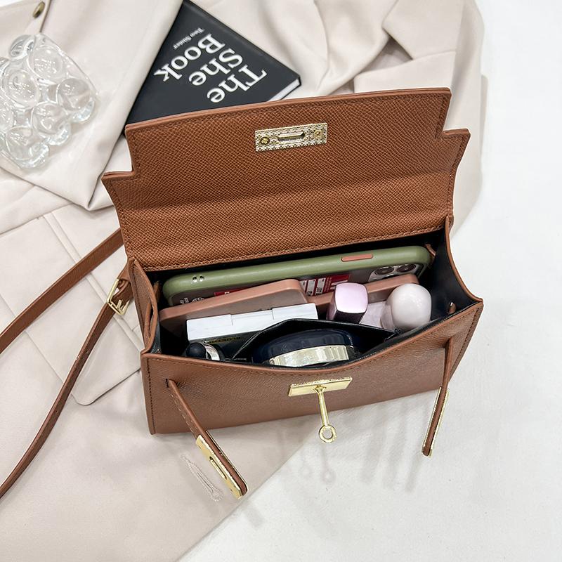 Popular Solid Color Women's Bags Hundred Crossbody Bags Premium Sense Handbags Female