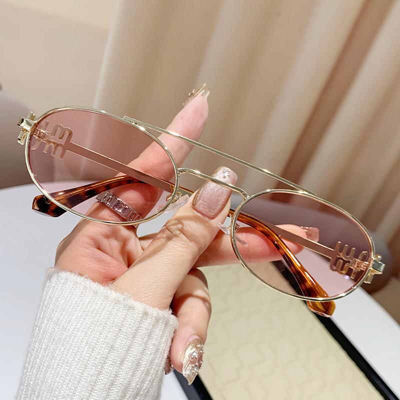 

JYL TS Sunglasses Frameless Ellipse UV Street Women/9891 B-5192 sky блакитним кольором