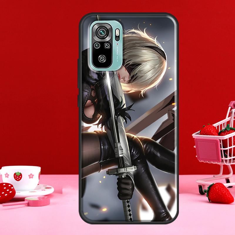 Nier Automata Lunar Tear Art For Redmi Note 11 Pro Case For Redmi Note 10 Pro Note 9 Pro Note 8 Pro 9S 10S 11S 9A 9C 9T