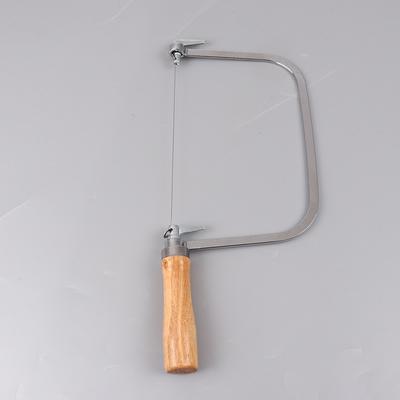 1 PC Soap Kits Soap Loaf Wooden Stainless Steel String Cutter Saw Cutting Knife With 2 Strings For Soap Candle Wax Making