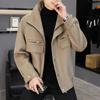 Solid Color Simple Versatile Temperament Lapel Jacket 2025 New Autumn Winter Casual Versatile Trend