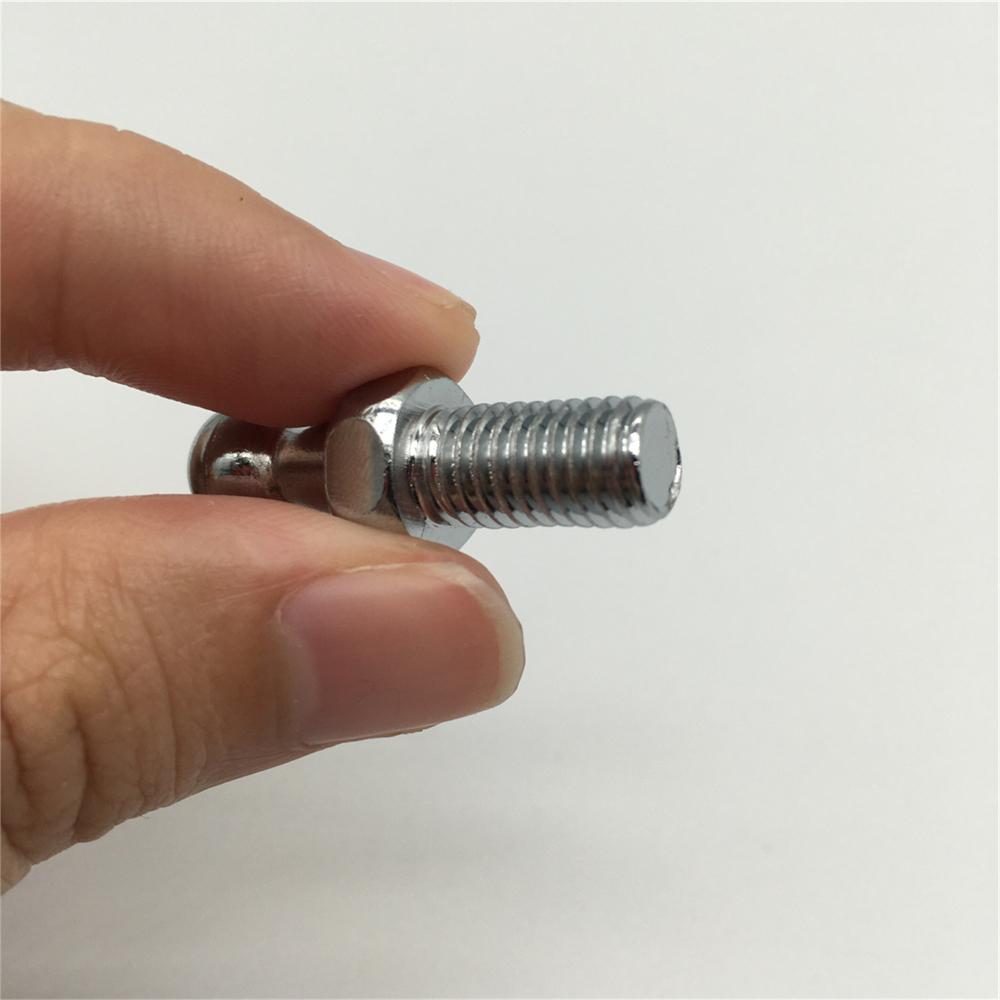 For Spring Lift Supports 2x 10mm M8 M6 Universal Boot Bonnet Gas Strut End Fitting Connector Ball Screw Bolt Pin Joint Valve