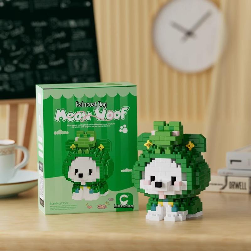 Children's Micro-Particle Building Block Animal Figurines: Creative Assembled Toys for Boys and Girls