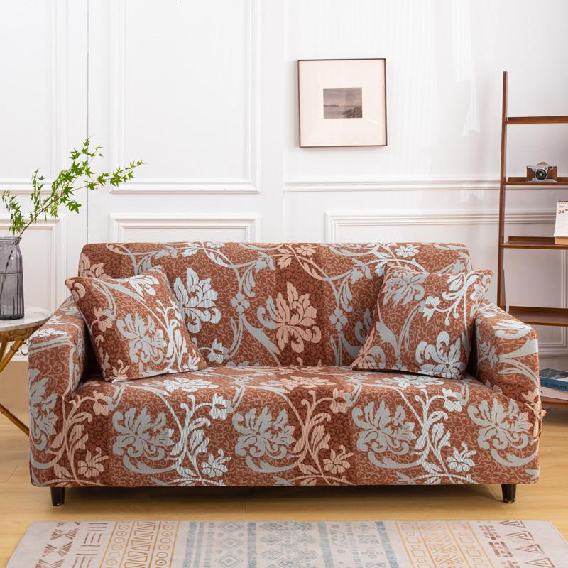 Printed Slipcovers Stretch Plaid Sofa Covers for Living Room Elastic Couch Chair Cover Sofa Towel Home Decor 1/2/3/4-seat