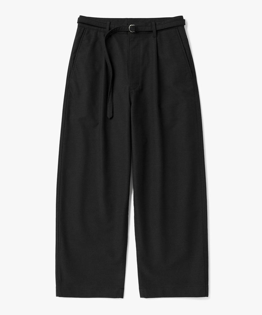 SUARE Belted Sandal Wide Pants Black
