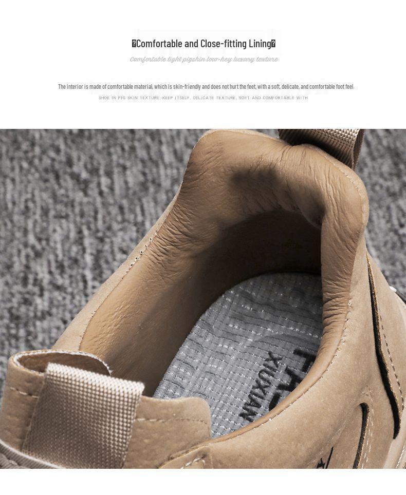 Breathable Height-Boosting Work Shoes for Men: Spring/Summer Collection