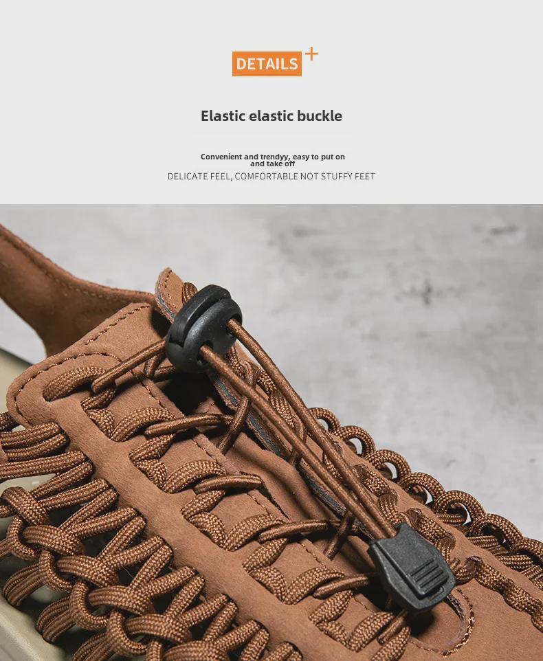 2024 Summer Trendy Baotou Sandals: Fashionable Casual Men's Beach Shoes