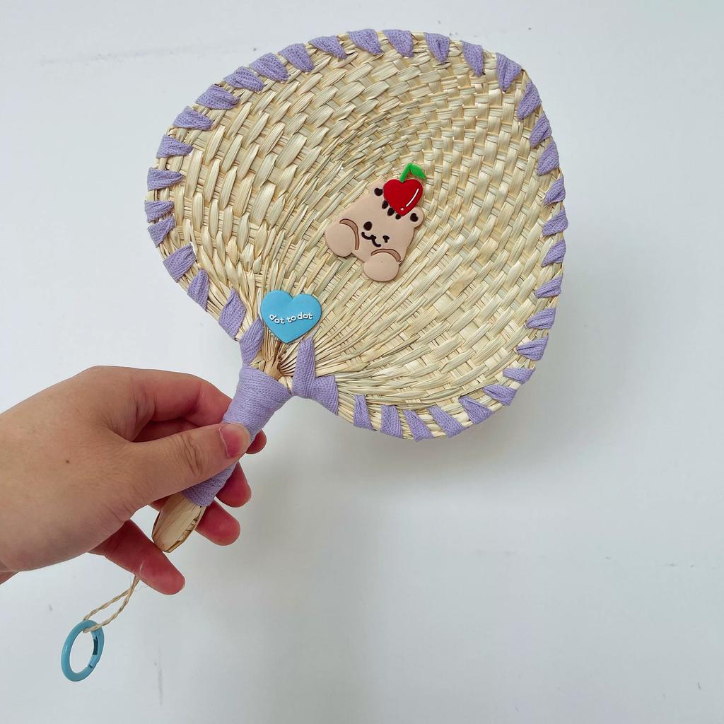 Ins Korean-Style Hand-Held Cartoon Animal Fan, Cute Children's Fan, Portable Handheld Fan