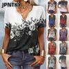 JPNTKY Women's Fashion Casual Short Sleeve V Neck Blouses & Shirts