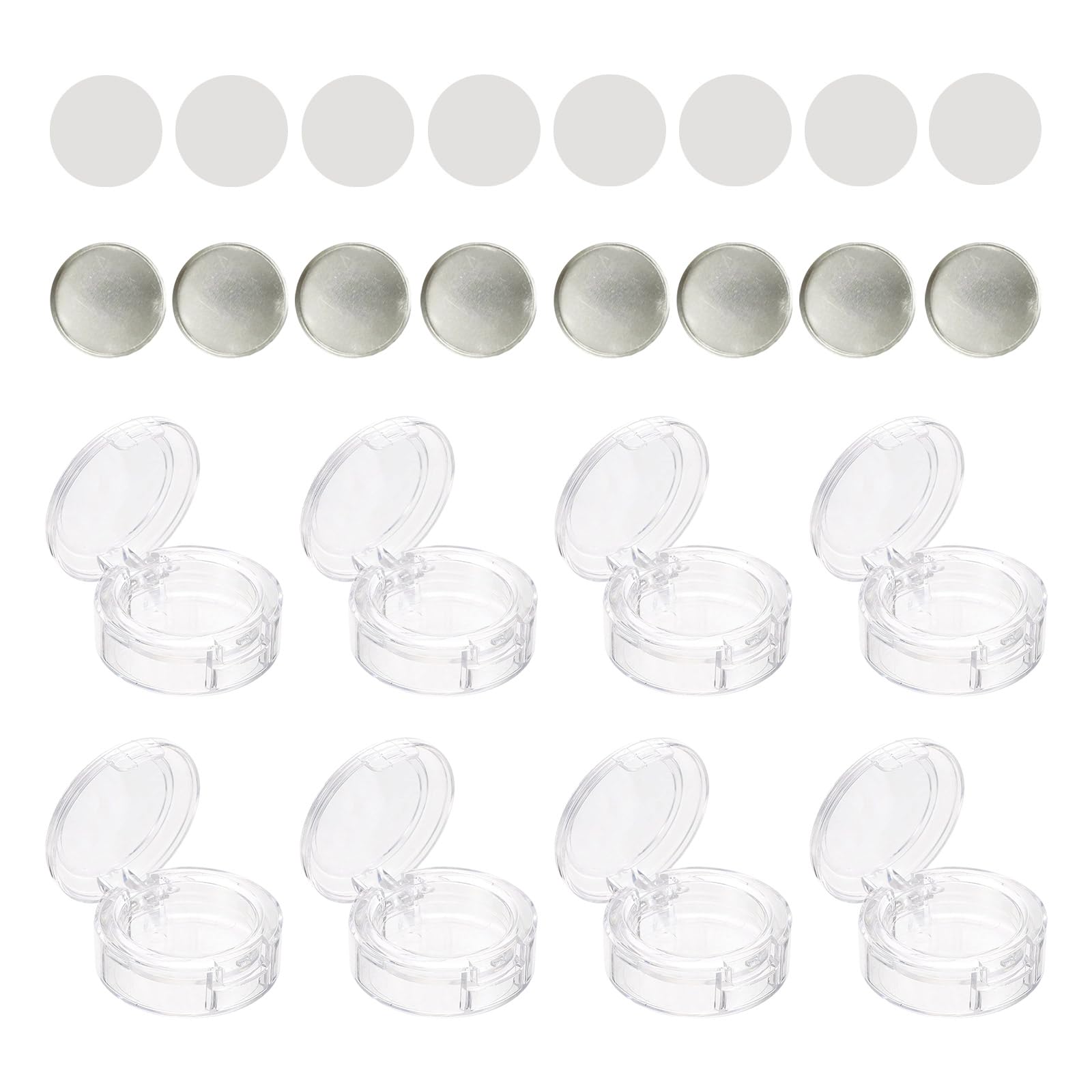 

TVETE Кейсы для теней для век Пустые Прозрачные Тени для век DIY Тени для век 26 мм Внутренние Маленькие Тени для век Многоразовая Палетка теней для век Холодный Летний Тип Кожи Ручная работа