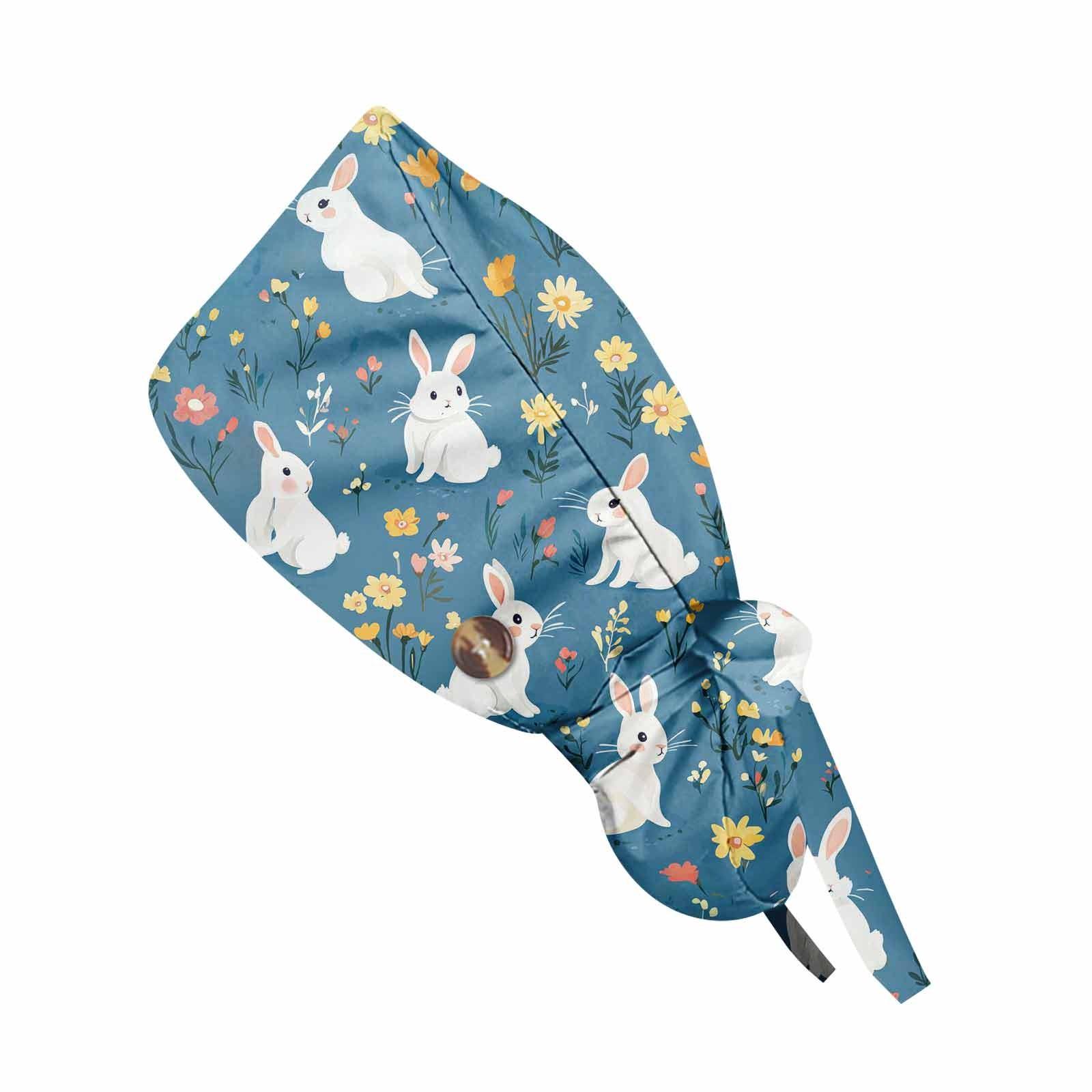 

Модная рабочая кепка с принтом, повседневная женская кепка с хвостиком, кепка с повязкой, кепка Baotou One Size синий