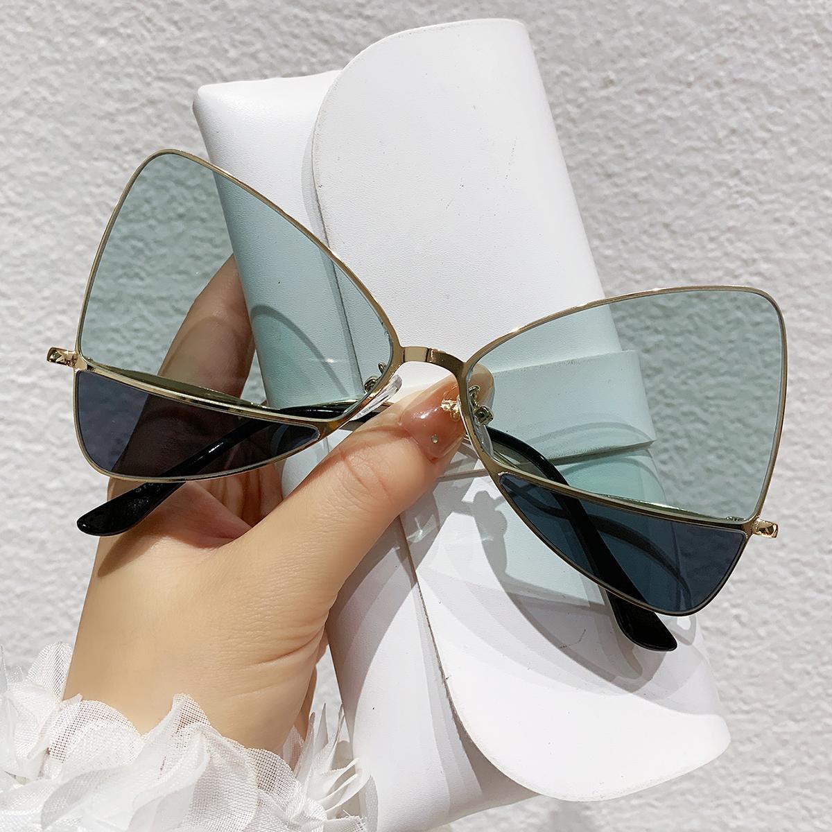 

Personality Luxury Designer UV400 Sunglasses Women Girls Men Trendy Geometric Glasses Vintage Male Gafas De Sol(no glasses case