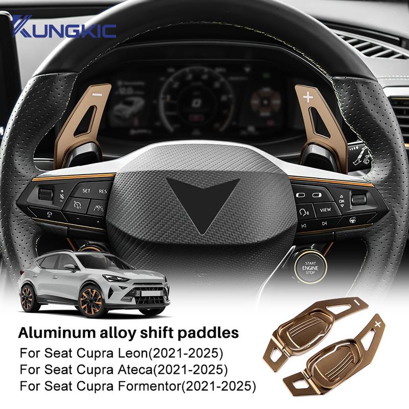 For Cupra Ateca Formentor Leon    2024 2025 Car Steering Wheel Shift Paddle Gear Paddles DSG Extension Accessories