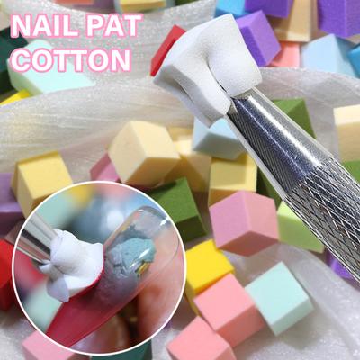 100pcs Nail Sponges with Grabbing Pen for Ombre Nail Fashionable Designs for Women Essential Kit for Nail Art