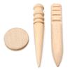 59PCS Leather Craft Hand Tools Kit Thread Awl Waxed Thimble Kit Hand Stitching Sewing Stamping DIY Tool Set