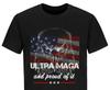 Ultra MAGA Joe Biden Rolig T-shirt Politiska Tröjor Trump 2024 Amerikanska Flaggan