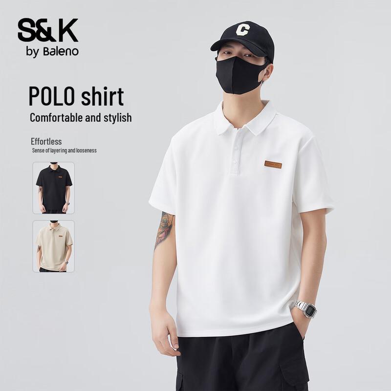 Baleno S&K Series Men s American Retro Polo Shirt 4XL