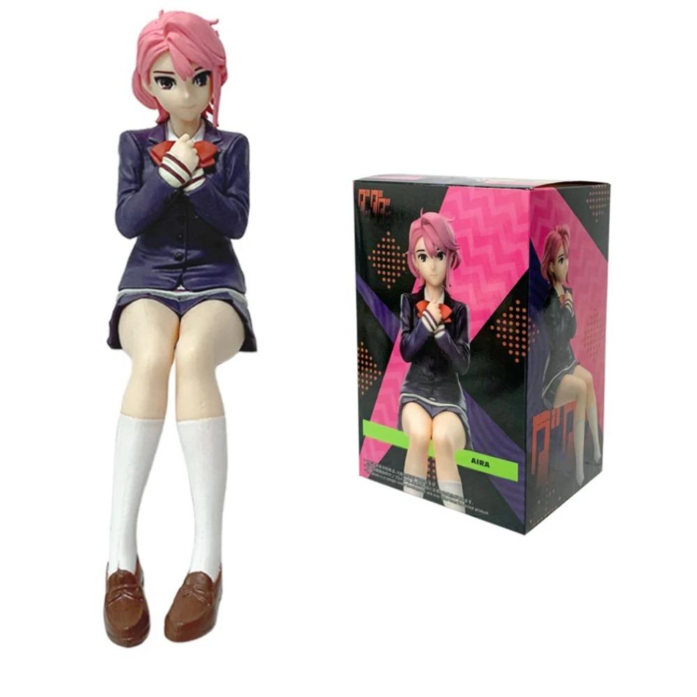 New Anime Dandadan Ayase Momo Shiratori Aira Sitting posture S.H.Figuarts Transformed Assembly PVC Model Toy Action Figures Gift