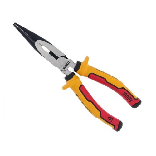 Dewalt Hand Tools Vde Long Nose Pliers 200mm