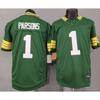 Green Bay Packers 1 Parsons Embroidered Fan Jersey Unisex NFL Football Uniform Style Rugby Shirt