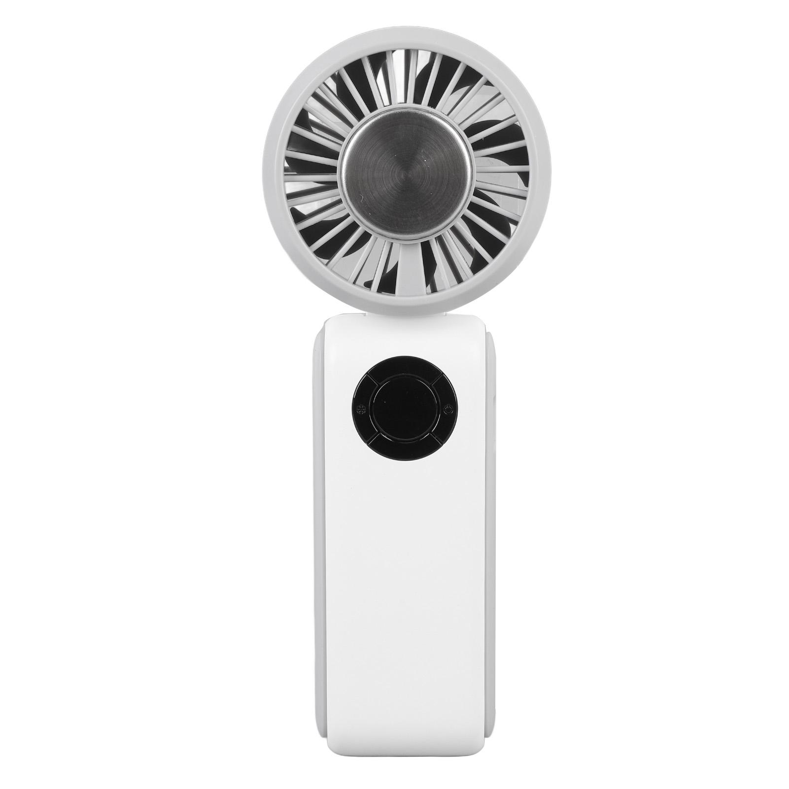 

Handheld High Speed Fan Semiconductor Cooling Fan 100 Speed Levels Foldable Neck Fan