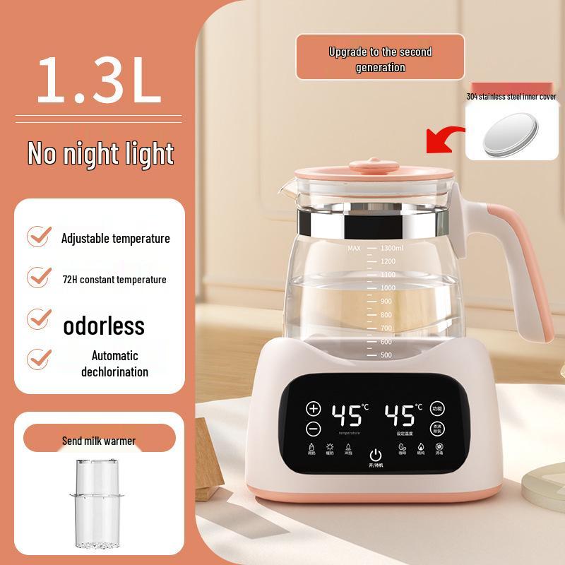 Multi-Functional Electric Kettle & Baby Formula Maker - Constant Temperature Tea Brewer & Health Pot.
