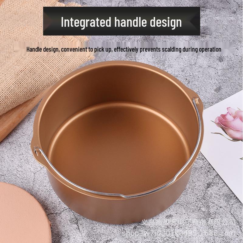 Universal Non-Stick High-Temperature Cake Mold for Air Fryers (6-8 Inch)