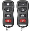 Keyless Entry Remote Control Car Key Fob Replacement (Pack of 2)