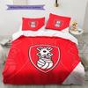 Rotherham United F.C.  Pattern Bedding Quilt Set  Home Decoration  Gift (1 * duvet cover + 2 * pillowcase  without core)