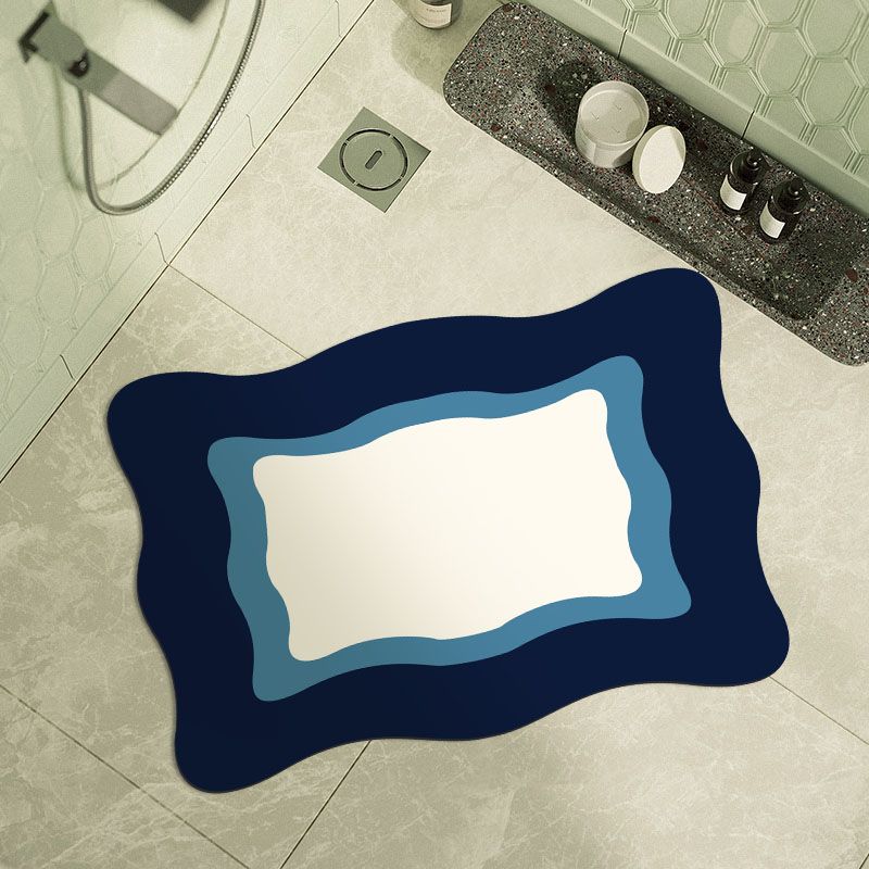 

Современный простой туалет для дома особой формы, нескользящий коврик для ног в ванной комнате, впитывающий коврик для пола у двери туалета, мягкая диатомовая грязь 40X60cm 15.7X23.6in