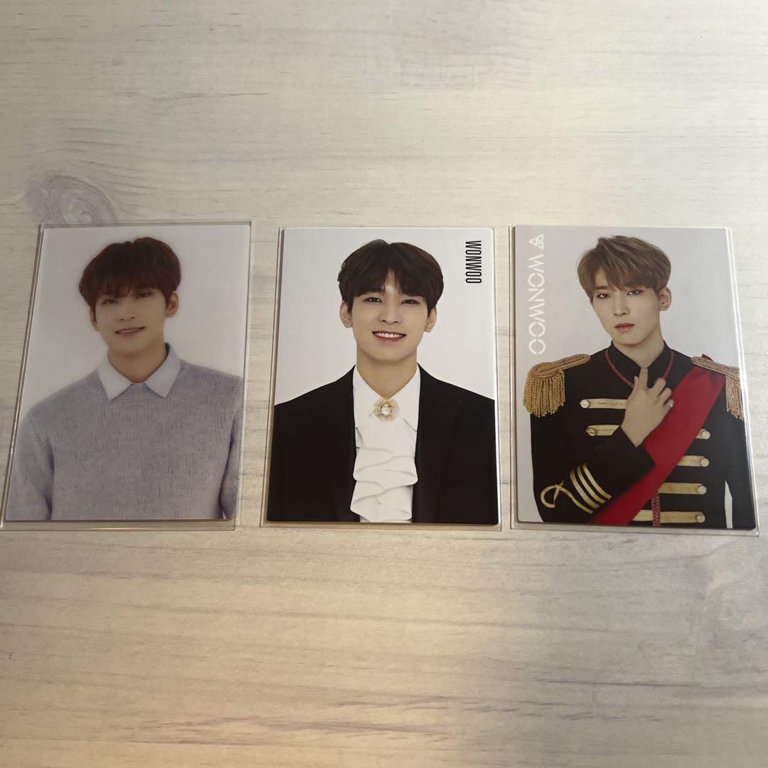 

[USED] SEVENTEEN Wonwoo Military Uniform Cafe Happy Ending Trading Card