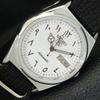 AUTOMATIC VINTAGE REFURBISHED SEIKO 5 6309A JAPAN MENS WHITE WATCH A441402-5 Sk-a441402