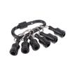 6Pcs/Set Bit Holder 1/4 Inch Hex Screwdriver Bits Holder Extension Bar Keychain Adapter Drill Bits Change Screw Bit Holder