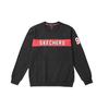Letter Print Knitted Pullover Vintage American Sweatshirt Men Sweatshirt Black L319M036-0018S