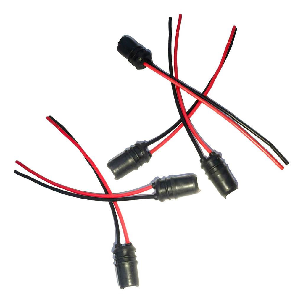 BRIIKPP Wedge Socket Motorcycle Light Bulb Socket Bulb Expansion Socket