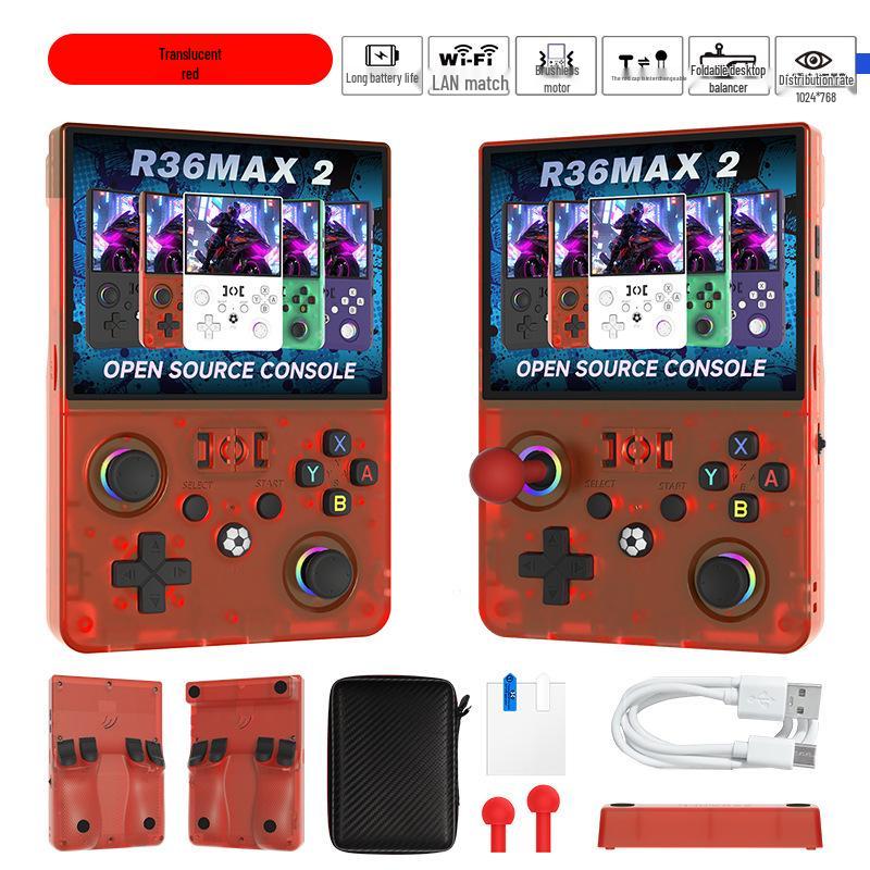 R36MAX2 Open Source Handheld Game Console: Classic GBA, FC Arcade, Portable PSP