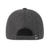Mens Winter Warm Baseball Cap with Ear Flaps Simple Outdoor Dad Hat