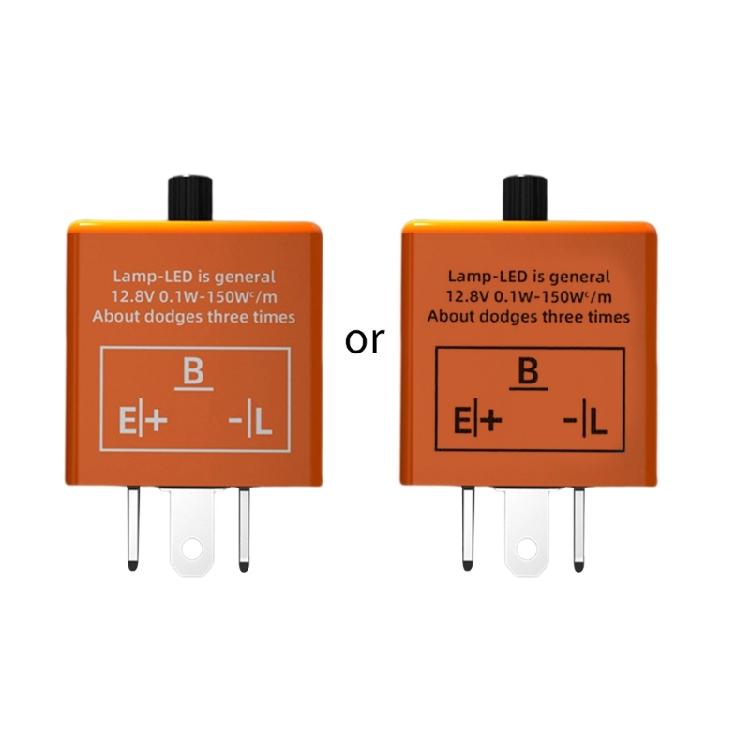 

LED Electronic Flasher-Relay Indicator Light for Motorcycle Car Turn Signal Lamp 1